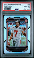 2023 PRIZM DRAFT PICKS CJ STROUD #102 RC VARIATIONS PSA 10