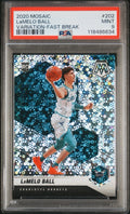2020 MOSAIC LAMELO BALL #202 RC VARIATION-FAST BREAK PSA 9