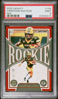 2022 LEGACY CHRISTIAN WATSON #192 RED ROOKIE /299 PSA 9