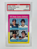 1975 TOPPS ROOKIE CATCHERS-OUTFIELDERS #620 ROOKIE HOF PSA 7